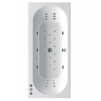 Гідромасажна ванна Ravak City Slim 180х80 Duo Pro, хром