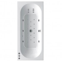 Гідромасажна ванна Ravak City Slim 180х80 Duo Ultra Plus, хром