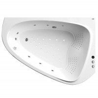 Гидромассажная ванна Ravak LoveStory II 196x139 R LS Base, хром