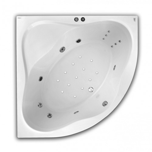 Гідромасажна ванна Ravak NewDay 150х150 Beauty Pro, хром