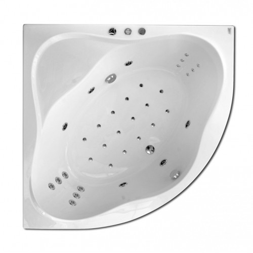 Гідромасажна ванна Ravak NewDay 150х150 Duo Pro, хром