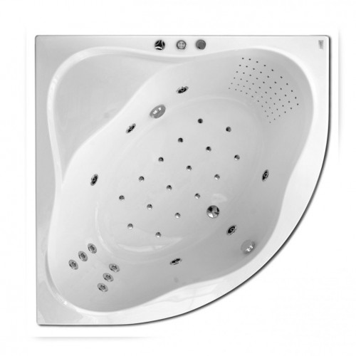 Гидромассажная ванна Ravak NewDay 140х140 Duo Ultra Plus, хром