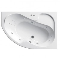 Гідромасажна ванна Ravak Rosa I 140х105 R Power Base, хром