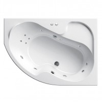 Гидромассажная ванна Ravak Rosa I 140х105 R Relax Pro, хром