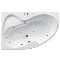 Гидромассажная ванна Ravak Rosa II 170х105 L Beauty Pro, хром Гидромассажная ванна Ravak Rosa II 170х105 L Beauty Pro, хром