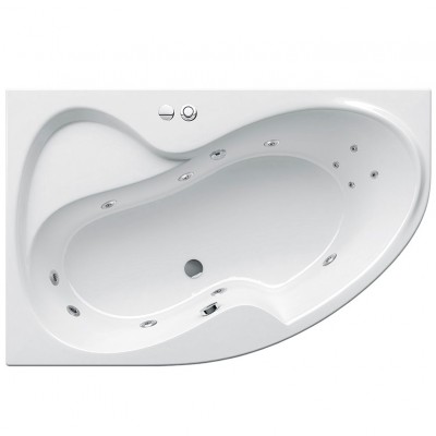 Гидромассажная ванна Ravak Rosa II 150х105 L Relax Pro, хром