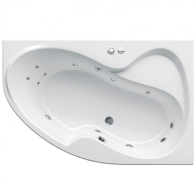 Гидромассажная ванна Ravak Rosa II 150х105 R Relax Pro, хром