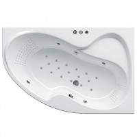 Гидромассажная ванна Ravak Rosa II 170х105 R Thai Spa Ultra, хром