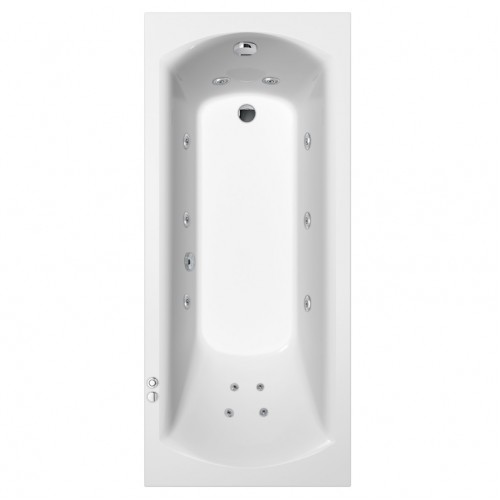 Гідромасажна ванна Ravak Domino II 150х70 Relax Pro, хром