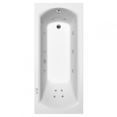 Гідромасажна ванна Ravak Domino II 160х75 Relax Pro, хром