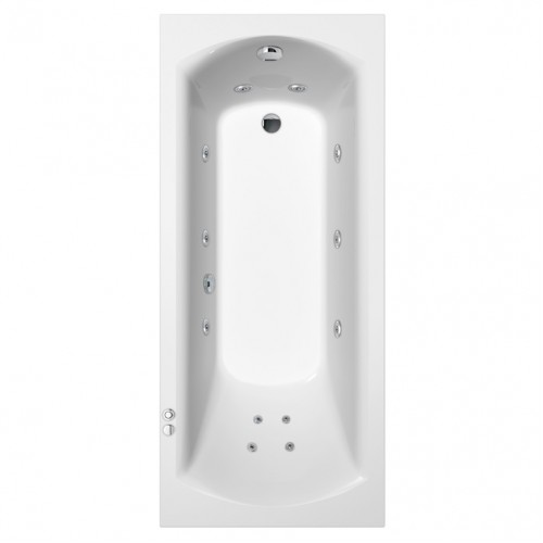 Гідромасажна ванна Ravak Domino II 160х75 Relax Pro, хром