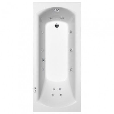 Гідромасажна ванна Ravak Domino II 170х75 Relax Pro, хром