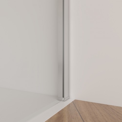 Нерухома стінка (частина кабіни) Domospa by Ravak Slide SLPS-80 полір. алюм. Transparent 6мм RKUC500020