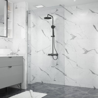 Душова стінка Domospa by Ravak Walk In DS -100 полірований алюміній Transparent 8мм RKUC500015 Душова стінка Domospa by Ravak Walk In DS -100 полірований алюміній Transparent 8мм RKUC500015