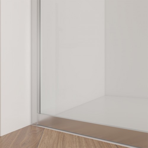 Душові двері Domospa by Ravak Slide SLDP2-120 полір. алюм. Transparent 6мм RKUC500031