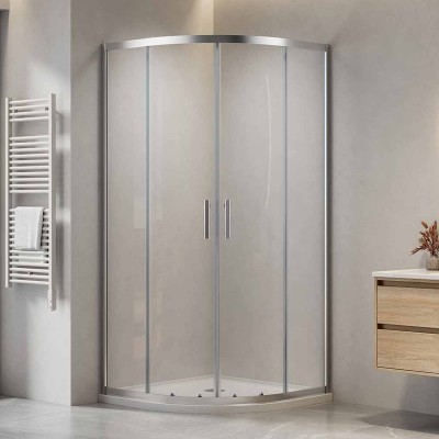 Душова кабіна Domospa by Ravak Slide SLCP4-90 R 550 полір. алюм. Transparent RKUC500026 Душова кабіна Domospa by Ravak Slide SLCP4-90 R 550 полір. алюм. Transparent RKUC500026