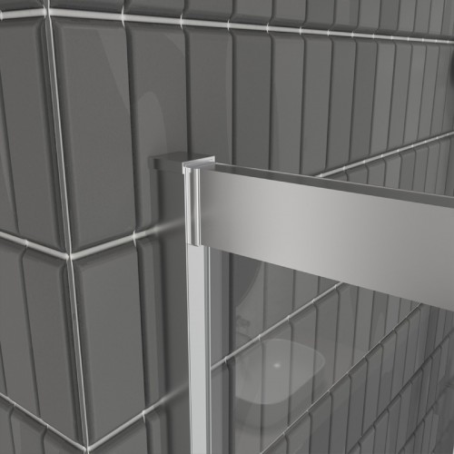 Душова кабіна Domospa by Ravak Slide SLCP4-90 R 550 полір. алюм. Transparent RKUC500026