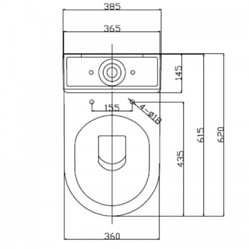 Унітаз підлоговий Ravak Concept Classic Combi RimOff RKUM100007