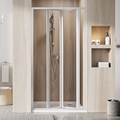 Душевая дверь Ravak Supernova SDZ3 100*195, белая, Transparent (02VA01O2Z1)