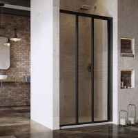 Душові двері Ravak Supernova ASDP3 120*198, чорні, Transparent 00VG03R2Z1