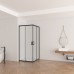 Душова кабіна Domospa by Ravak Slide XSLRV2-90 чорний мат Transparent RKUC500029