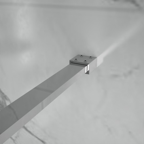 Душова стінка Domospa by Ravak Walk In DS -100 полірований алюміній Transparent 8мм RKUC500015