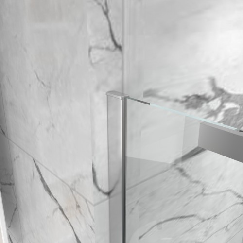 Душова кабіна Domospa by Ravak Elegance ESDPS-90/90 полір. алюм. Transparent 8мм RKUC500017