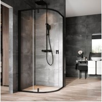 Душовий куточок Ravak Nexty NSKK3-100, чорний Transparent 3O6AA300Z1