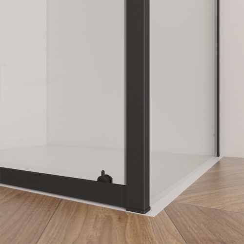 Нерухома стінка (частина кабіни) Domospa by Ravak Slide SLPS-90 чорний Transparent 6мм RKUC500024 Нерухома стінка (частина кабіни) Domospa by Ravak Slide SLPS-90 чорний Transparent 6мм RKUC500024