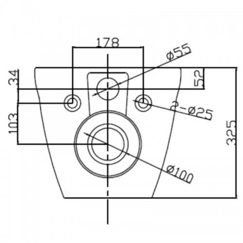 Підвісний унітаз з сидінням Ravak WC Concept Style UP RimOff RKUM000008