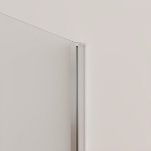 Нерухома стінка (частина кабіни) Domospa by Ravak Slide SLPS-80 полір. алюм. Transparent 6мм RKUC500020