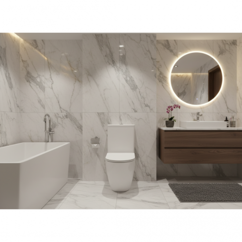 Підлоговий унітаз Domospa by Ravak Torrenta ROUND Combi RimOff з сидінням та зливом Торнадо RKUJ100023 Підлоговий унітаз Domospa by Ravak Torrenta ROUND Combi RimOff з сидінням та зливом Торнадо RKUJ100023