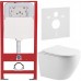 Інсталяція Domospa by Ravak FrameCore Direct з унітазом Torrenta ORBIS RimOff Торнадо RKUSET8002