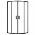 Душова кабіна Domospa by Ravak Slide SLCP4-90 R 550 чорний Transparent RKUC500027