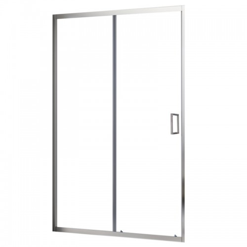 Душові двері Domospa by Ravak Slide SLDP2-120 полір. алюм. Transparent 6мм RKUC500031