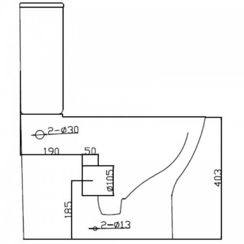 Унітаз підлоговий Ravak Concept Pro Combi RimOff RKUM100008
