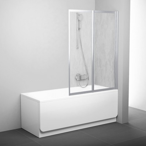 Шторка для ванни Ravak VS2 105, сатин, Rain (796M0U0041)