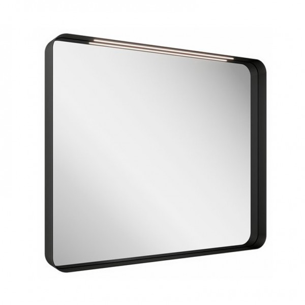 Зеркало Ravak Strip 900 с подсветкой, чёрное X000001572